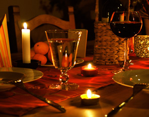 Candle Light Dinner in Cuxhaven