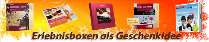 Gutscheine, Erlebnisboxen